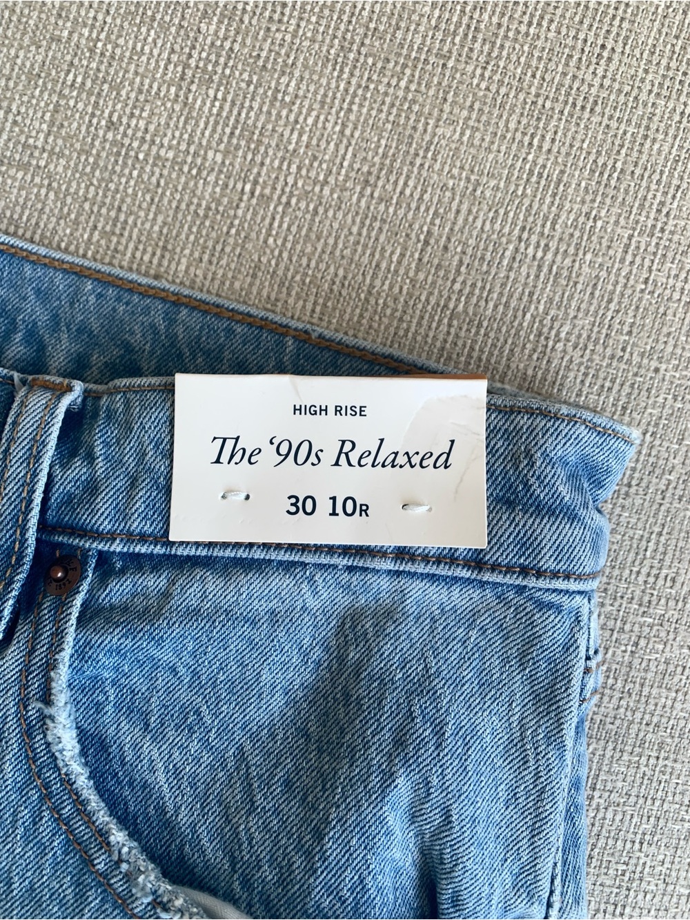 Abercrombie & Fitch The 90s Relaxed High Rise Jean NWT - Picture 5 of 9